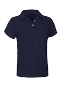 Neon Slim Fit Poly/Cotton Polo Shirt - Women - Navy