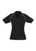 Triton BIZCOOL Polo Shirt - Women - Black/Red/White