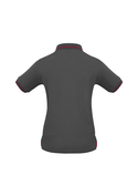 Jet Cotton Backed BIZCOOL Polo Shirt - Women - Back View