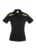 United BIZCOOL Polo Shirt - Women - Black/Gold