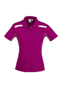 United BIZCOOL Polo Shirt - Women - Magenta/White
