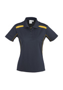 United BIZCOOL Polo Shirt - Women - Navy/Gold