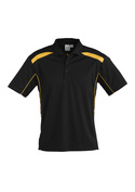United BIZCOOL Polo Shirt - Men - Black/Gold