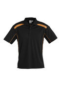 United BIZCOOL Polo Shirt - Men - Black/Orange