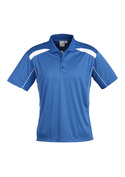 United BIZCOOL Polo Shirt - Men - Royal/White