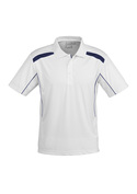 United BIZCOOL Polo Shirt - Men - White/Navy