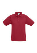 Sprint BIZCOOL Mesh Polo Shirt - Men - Red