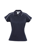Blade Cotton/Poly Polo Shirt - Women - Navy/White