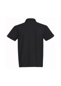 Edge Poly/Cotton Contrast Polo Shirt - Men - Back View