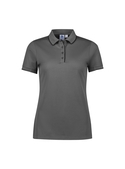 Focus Poly/Cotton Polo Shirt - Women - Ash/Black