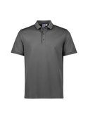 Focus Poly/Cotton Polo Shirt - Men - Ash/Black
