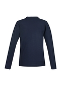 Crew Long Sleeve Poly/Cotton Polo Shirt - Women - Navy