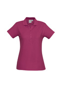 Crew Classic Poly/Cotton Pique Polo Shirt - Women - Fuchsia