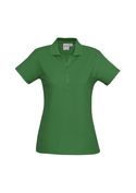 Crew Classic Poly/Cotton Pique Polo Shirt - Women - Kelly Green