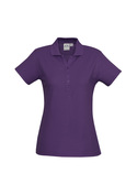 Crew Classic Poly/Cotton Pique Polo Shirt - Women - Purple