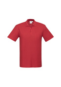 Crew Classic Poly/Cotton Pique Polo Shirt - Men - Red
