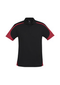 Talon BIZCOOL Mesh Polo Shirt - Men - Black/Red
