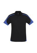 Talon BIZCOOL Mesh Polo Shirt - Men - Black/Royal