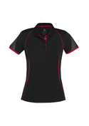 Razor BIZCOOL Sports Polo Shirt - Women - Black/Red