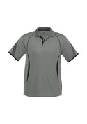 Razor BIZCOOL Sports Polo Shirt - Men - Ash/Black