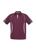 Razor BIZCOOL Sports Polo Shirt - Youth - Maroon/White