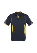 Razor BIZCOOL Sports Polo Shirt - Men - Navy/Gold