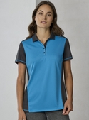 Dart Short Sleeve Polo Shirt - Women