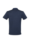 Shadow Cotton Blend Polo Shirt - Men - Back View