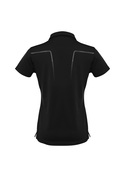 Cyber BIZ COOL Polo Shirt - Women - Back View