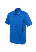 Cyber BIZ COOL Polo Shirt - Men - Royal/Silver
