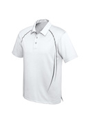 Cyber BIZ COOL Polo Shirt - Men - White/Silver