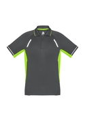 Renegade BIZCOOL Polo Shirt - Men - Grey/Fl. Lime