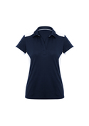 Rival BIZCOOL Micro Interlock Polo Shirt - Women - Navy/White