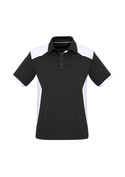 Rival BIZCOOL Micro Interlock Polo Shirt - Men - Black/White