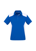 Rival BIZCOOL Micro Interlock Polo Shirt - Men - Royal/White