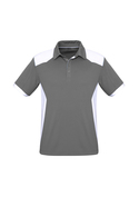 Rival BIZCOOL Micro Interlock Polo Shirt - Men - Silver/White