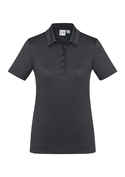 Aero BIZ COOL Cotton-feel Polo Shirt - Women - Charcoal