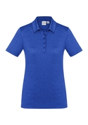 Aero BIZ COOL Cotton-feel Polo Shirt - Women - Electric Blue
