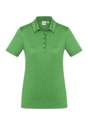 Aero BIZ COOL Cotton-feel Polo Shirt - Women - Lime