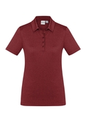 Aero BIZ COOL Cotton-feel Polo Shirt - Women - Red