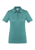 Aero BIZ COOL Cotton-feel Polo Shirt - Women - Teal