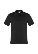 Aero BIZ COOL Cotton-feel Polo Shirt - Men - Black Marle