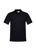 Aero BIZ COOL Cotton-feel Polo Shirt - Men - Black