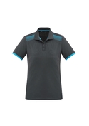 Galaxy BIZ COOL Polo Shirt - Women - Grey/Cyan