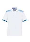 Galaxy BIZCOOL Polo Shirt - Men - White/Royal