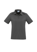 Sonar Poly/Cotton Polo Shirt - Women - Grey/Black