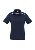 Sonar Poly/Cotton Polo Shirt - Women - Navy/White