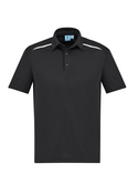 Sonar Poly/Cotton Polo Shirt - Men - Black/White