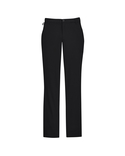 Straight Leg, Flat Front Pant - Men - Black