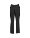 Straight Leg, Flat Front Pant - Men - Charcoal